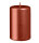 Stumpenkerzen Metallic Matt Kupfer Copper