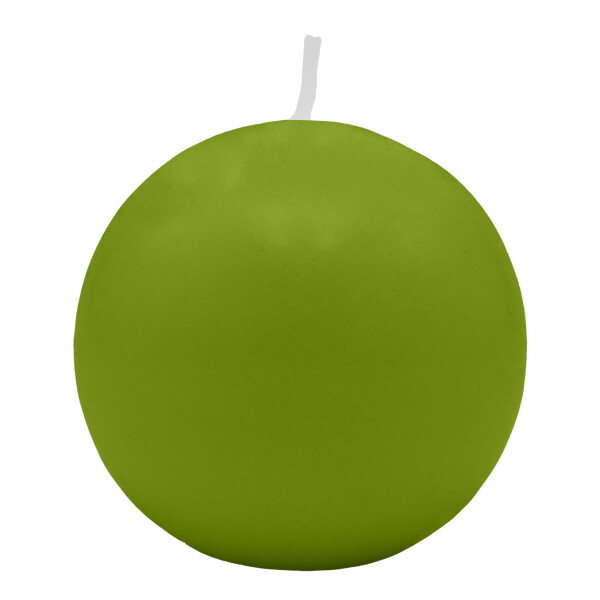 Kugelkerzen Limonegrün Ø 120 mm, 4 Stück