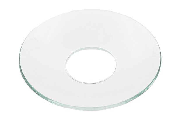 Tropfenfänger aus Glas für Kerzen bis Ø 23 mm