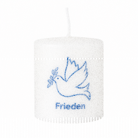 Osterkerze Friedenstaube 60 x Ø 50 mm