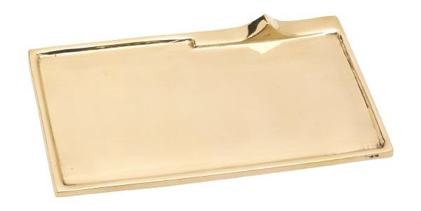 Kerzenteller rechteckig 17x9 cm