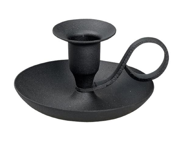 Handleuchter klassik schwarz H 5 cm