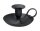 Handleuchter klassik schwarz H 5 cm