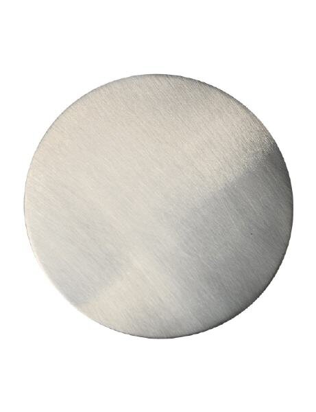 Teller, Kerzenteller Edelstahl Matt Ø 12 cm