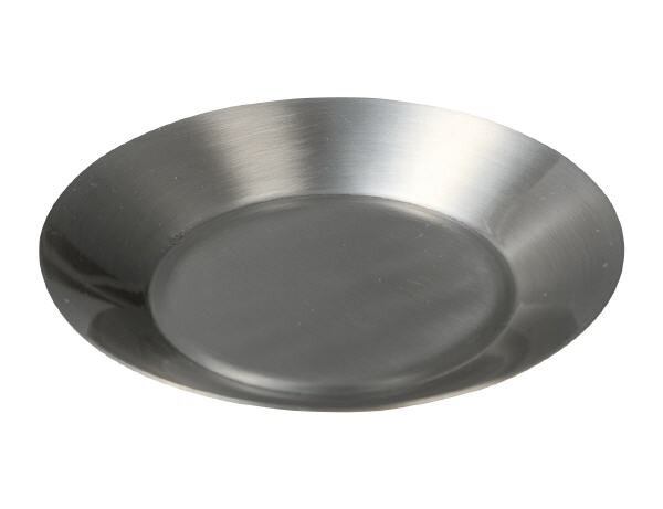 Teller, Kerzenteller Edelstahl Matt Ø 10 cm innen