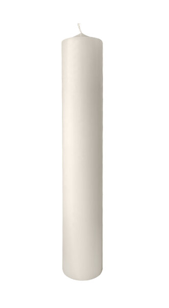 Kerzenrohling Altarkerze Elfenbein 600 x 150 mm, 1 Stück; Bitte beachten: Nicht für Abbrand in Wohnräumen geeignet!