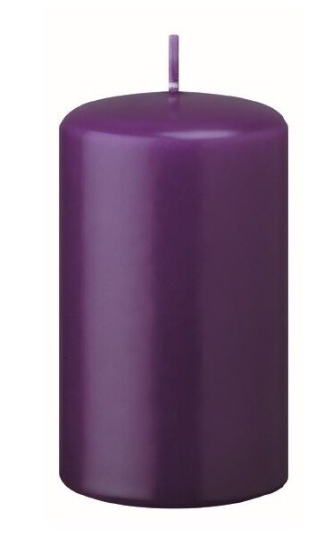 Stumpenkerzen Violett 100 x Ø 60 mm, 4 Stück