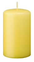 Stumpenkerzen Grapefruit Gelb 120 x Ø 60 mm, 4...