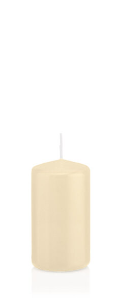 Stumpenkerzen "4er Riegel", getaucht Bisquit 100 x 50 mm
