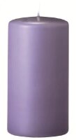 Stumpenkerzen Lavendel-Lilac 100 x Ø 50 mm, 4 Stück
