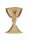 Wachsornament Kelch Gold
