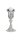 Wachsornament Kelch mit Hostie Silber