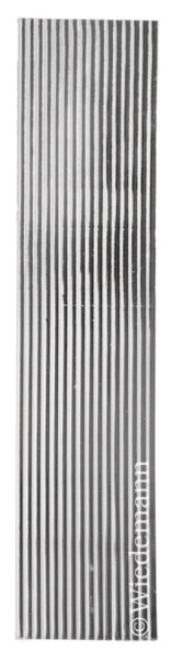 Wachsstreifen  "Breit" Silber, 1 Set á 16 Streifen