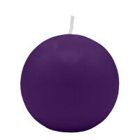 Kugelkerzen Violett Ø 80 mm, 6 Stück