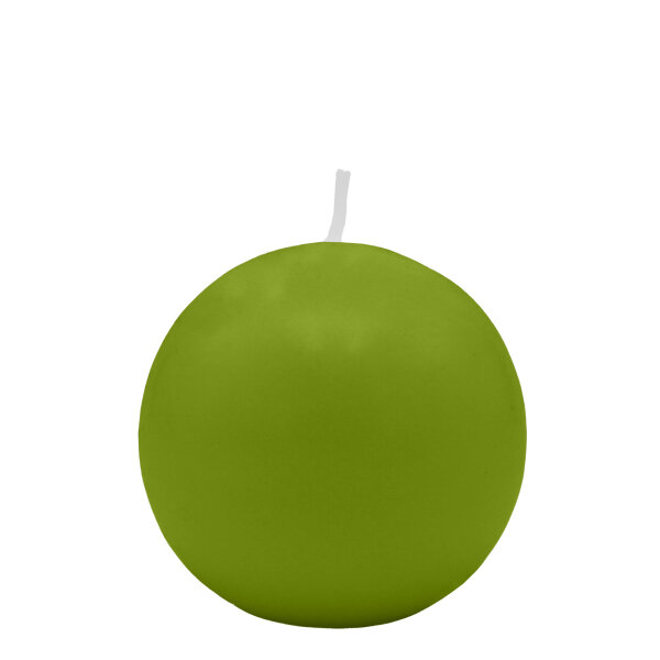 Kugelkerzen Limonegrün Ø 50 mm, 16 Stück