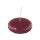 Schwimmkerzen Rotbraun 26 x Ø 42 mm, 8 Stück