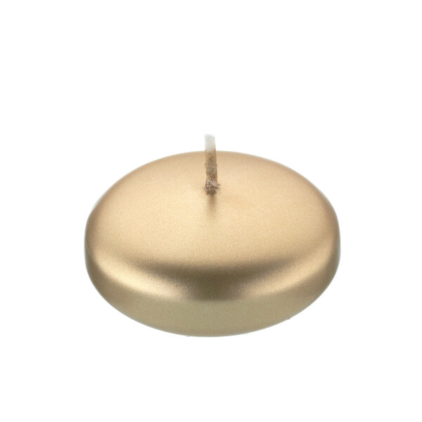 Schwimmkerzen Gold 26 x Ø 42 mm, 8 Stück