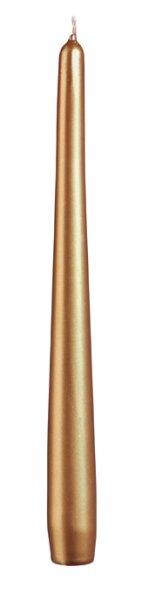 Spitzkerzen Gold 240 x Ø 23 mm, gold 50 Stück