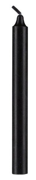 Stabkerzen Schwarz 250 x Ø 22 mm, 10 Stück