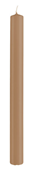 Stabkerzen Portobello Nougat 250 x Ø 22 mm, 10 Stück