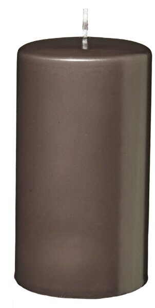Stumpenkerzen Mocca 130 x Ø 70 mm, 4 Stück