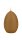 Wiedemann Eikerzen Cognac 120 x Ø 80 mm, 6 Stück