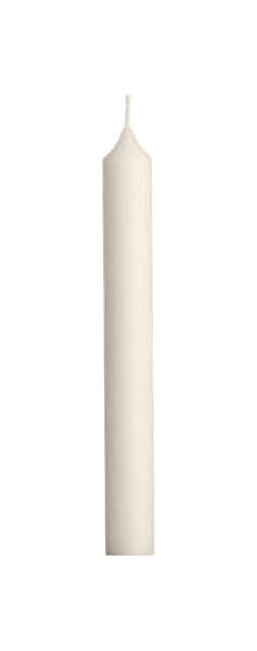 Opferkerzen Elfenbein mit Dornloch 180 x Ø 19 mm
