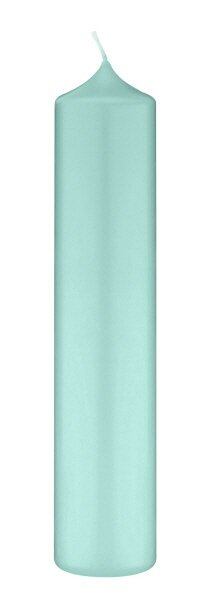 Altarkerzen 100% Ceresin-Wachs Türkis