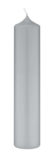 Altarkerzen 100% Ceresin-Wachs Silbergrau