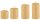4er Set Stumpenkerzen abgestuft Beige