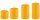 4er Set Stumpenkerzen abgestuft Mais Gelb/Orange
