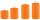 4er Set Stumpenkerzen abgestuft Mandarin Orange