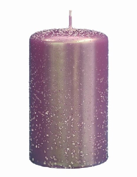 Frosted Pearl Metallic Kerzen Brombeere