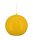 Gelackte Kugelkerzen Goldgelb