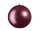 Kugelkerzen Burgundy Matt mit Metalleffekt