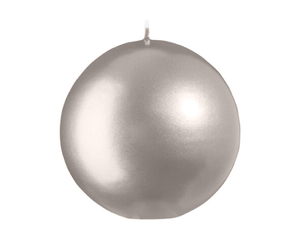 Kugelkerzen Stein Matt mit Metalleffekt