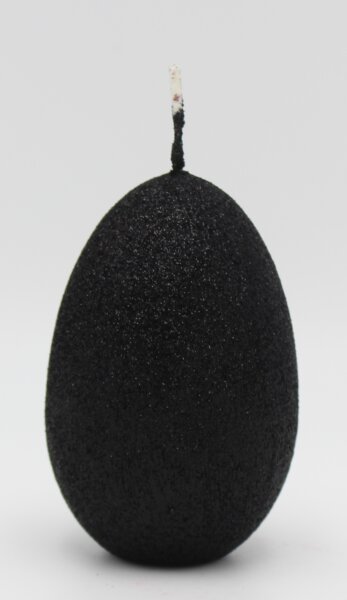 Glamour Glitter Eikerzen Schwarz