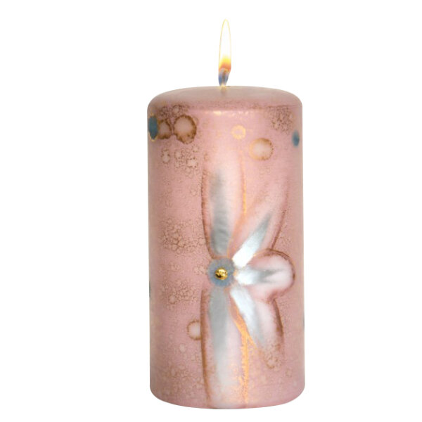 Stumpenkerze "Magnolia" Rosenholz 120 x Ø 60 mm