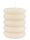 Stumpenkerzen "Sculptura" Creme, 110 x Ø 90 mm, 4 Stück
