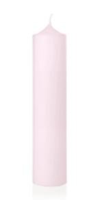Altarkerze Farbe Rosa 400 x 100 mm