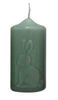 Kerze Ostern "Rabbit" Seegrün gelackt 120...