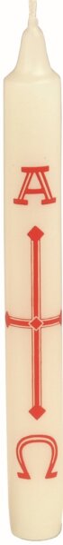 Osterkerzen Leuchterkerzen 190 x 16 mm, -ohne Jahreszahl-