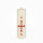 Hausosterkerze 200 x Ø 60 mm Kreuz, A+O in Rot (Wachsauflage)