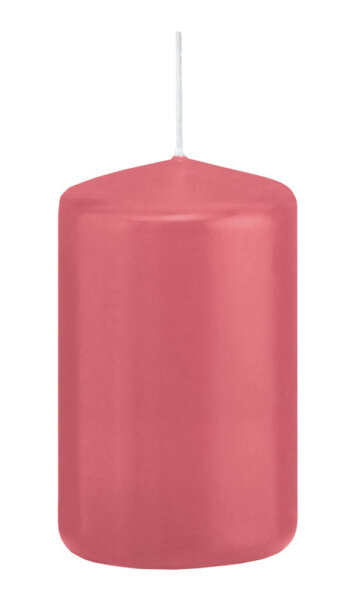 Wiedemann Stumpen Kerzen RAL Erdbeerrosa