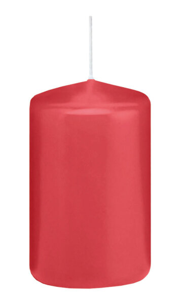Wiedemann Stumpen Kerzen RAL Himbeere