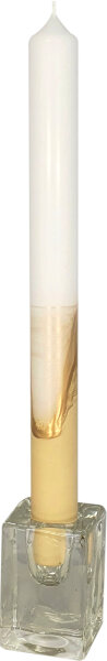 Stabkerze "Design Lotos" rosa/pink 250 x Ø 22 mm