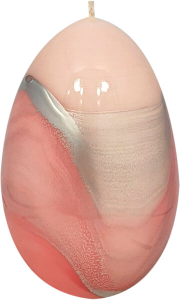 Eikerze "Design Lotos" rosa/pink 115 x Ø 80 mm
